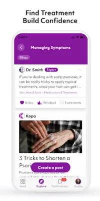 Kopa for Psoriasis android App screenshot 0