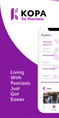 Kopa for Psoriasis android App screenshot 4